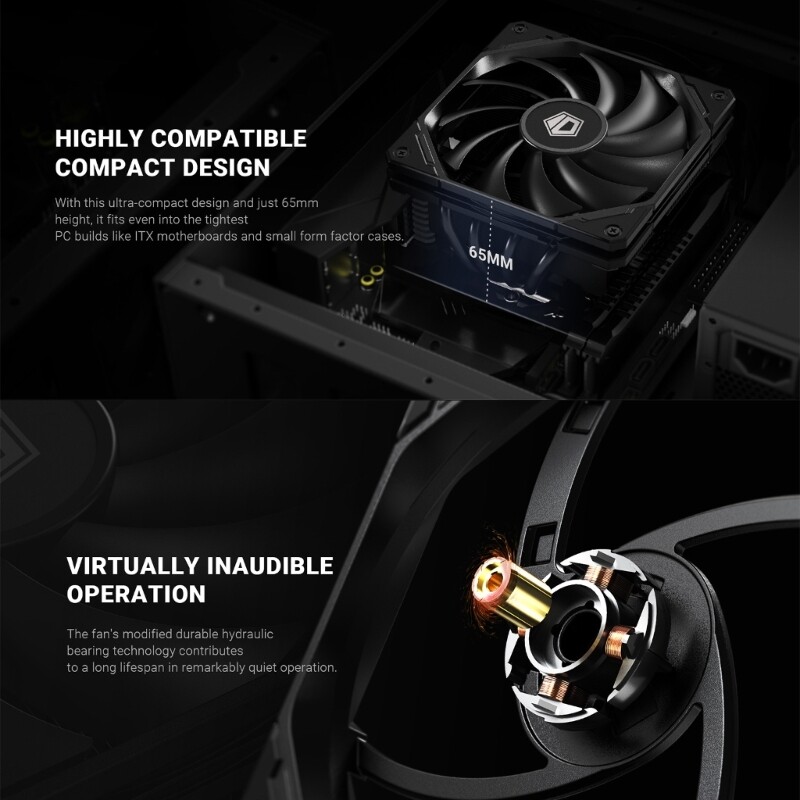 IS65XT Heat Sink CPU Coolers for 1700 1851 1151 AM4/5 4Heatpipe CPU Air