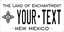 New Mexico 1942 License Plate Personalized Custom Auto Bike Motorcycle Moped