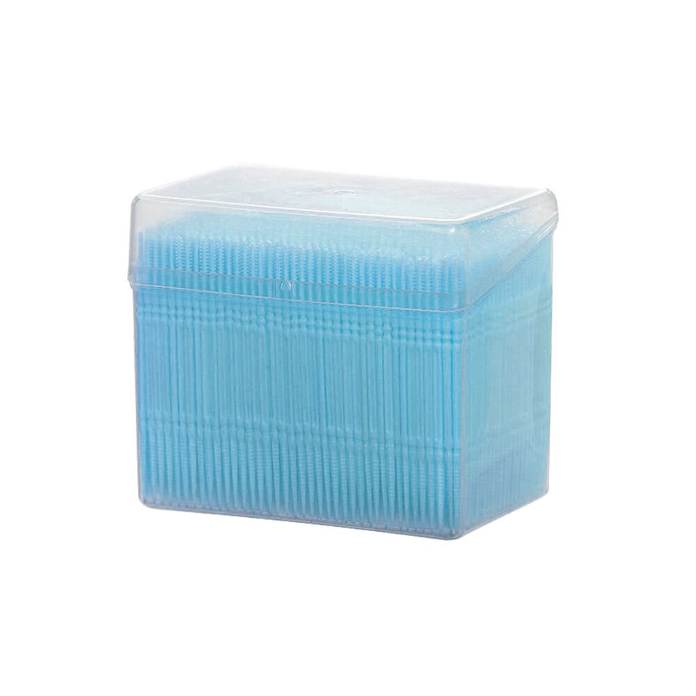1060Pcs Plastic Dental Picks Oral Hygiene 2 Way Interdental Brush Tooth