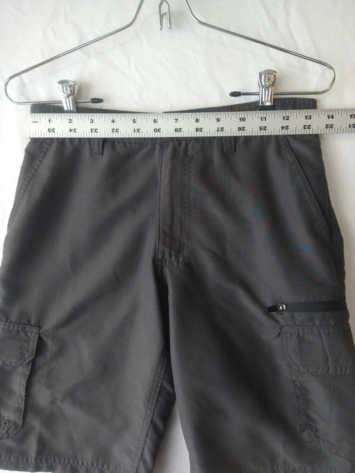 Board Shorts Burnside Gris Talla 26 (14-16) Bolsillos Foto 3 de 4