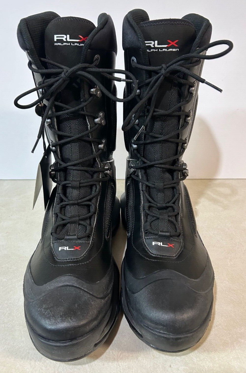 RARE POLO RALPH LAUREN RLX AVIMORE LEATHER CORDURA BOOTS Size 11 image 3