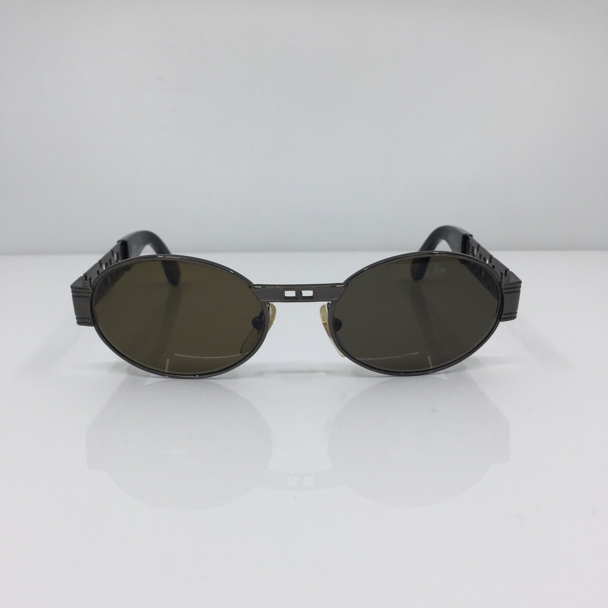 Vintage 90s S43 Versace Black and Silver Unisex Sunglasses Picked up my new glasses today. Walked into LensCrafters and  main image 4