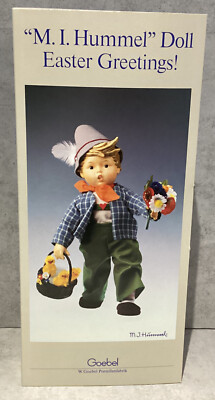 1983 Hummel 14  Boy Doll Easter Greetings Goebel West Germany READ