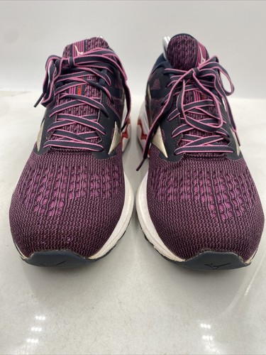 Mizuno Shoes Womens Size 11 J10014442 Wave Inspire 17 Plum Lace Up Running - Picture 4 of 11