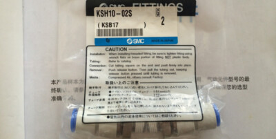 1Bag/2pcs New SMC KSH10-02S KSH1002S Fittings Free Shipping #SM