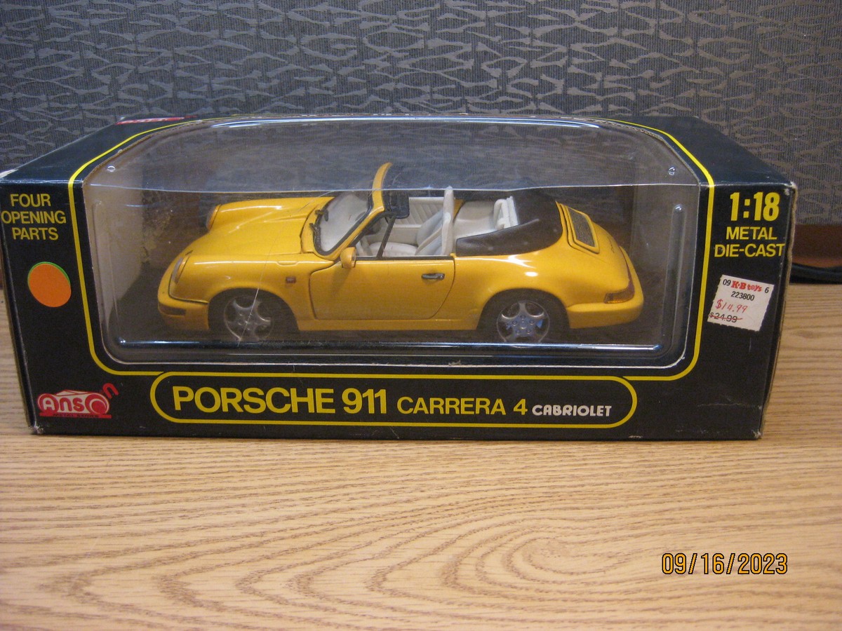 お値下げしました！　ポルシェ911 1/18 anson製 お値下げしました！ ポルシェ911 1/18 anson製 値下げANSON