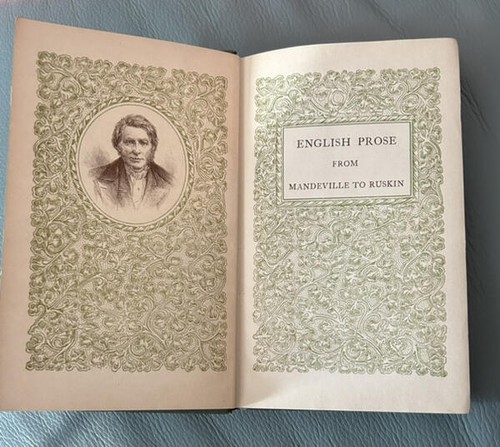 W. Peacock English Prose from Mandeville to Ruskin 1913 Hardcover - Picture 2 of 3