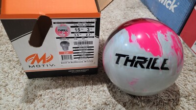 Motiv Top Thrill Hybrid Bowling Ball 1st Quality | 15 Pounds | 2.7'' Pin 3.5oz TW
