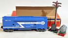 LIONEL 3530 UNRUN NICE SHORT STRIPE GENERATOR CAR W/ ORIGINAL BOX/POLE SET LF — photo 9