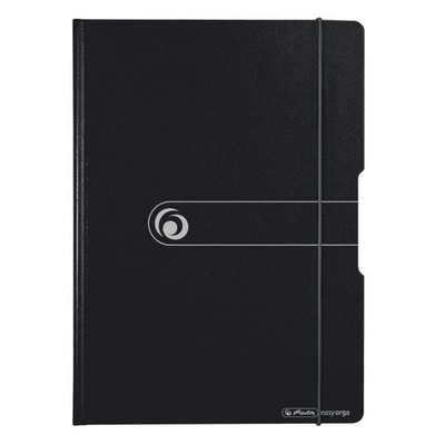 Herlitz Klemmbrettmappe Polyfoam A4, schwarz