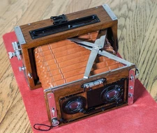 Vintage Contessa Nettel Stereax Tropical Stereo Camera with Case and Accessories