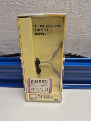 Brawa 5533 lámpara auxiliar Soffitte doble escala H0 en embalaje original | Zustand: Gebraucht