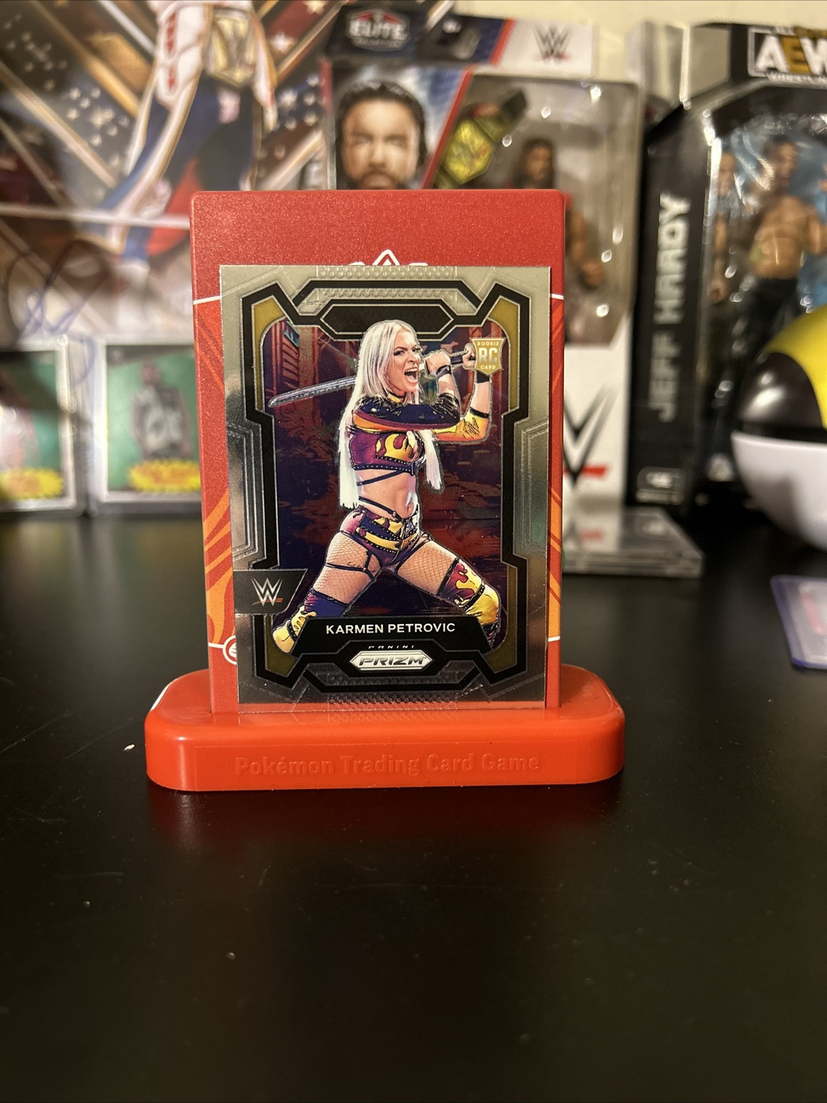 2024 Panini Prizm WWE - Silver Prizm #107 Karmen Petrovic (RC)
