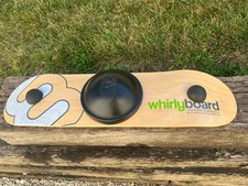 Whirly Board Wood Cork Balance Sport 360&deg; Agility Trainer Spinning Skateboard