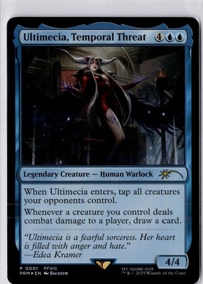 Ultimecia, Temporal Threat - Promo FOIL - Final Fantasy #1 Rare, NM