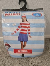 Where's Waldo Wenda Costume Size L 12-14