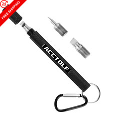 Golf Club Groove Sharpener, 3 In 1 Cleaner Tool for Wedge,...