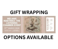 Melanie Martinez Event Personalised Souvenir Ticket - Gift Wrapping Available
