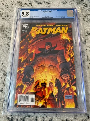 Batman # 666 CGC Graded 9.8 DC Comic Book 2007 1st Damian Wayne As Batman JH22