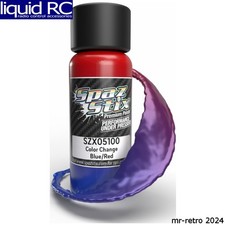 Spaz Stix 05100 Color Change Airbrush Paint Blue/Red 2oz Bottle