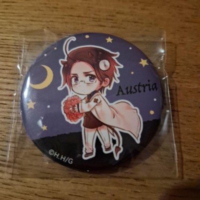 Hetalia Can Badge Halloween Austria New Rare Collectible Pin