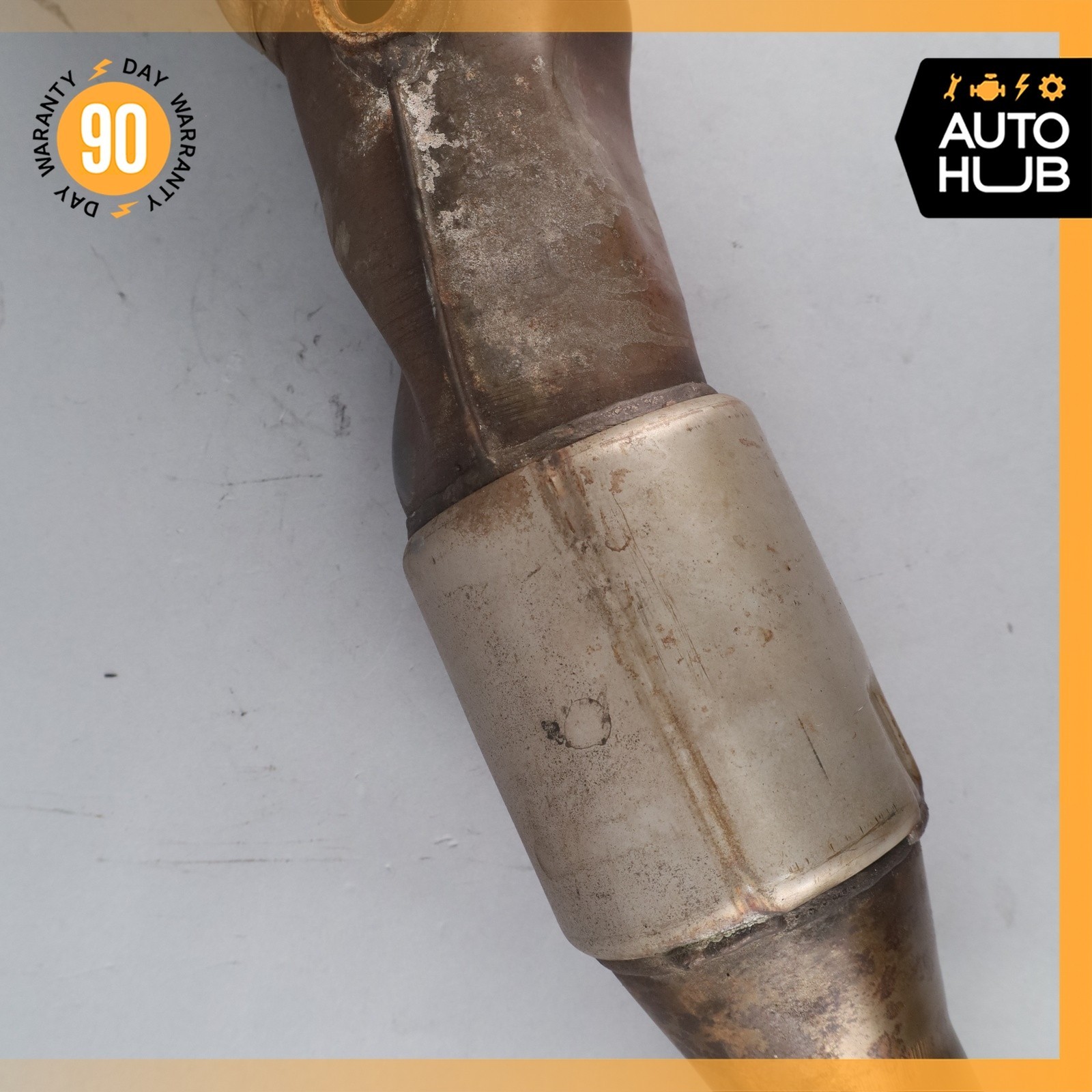 00-04 Aston Martin DB7 Vantage 6.0L V12 Left Side Exhaust Downpipe OEM 38k