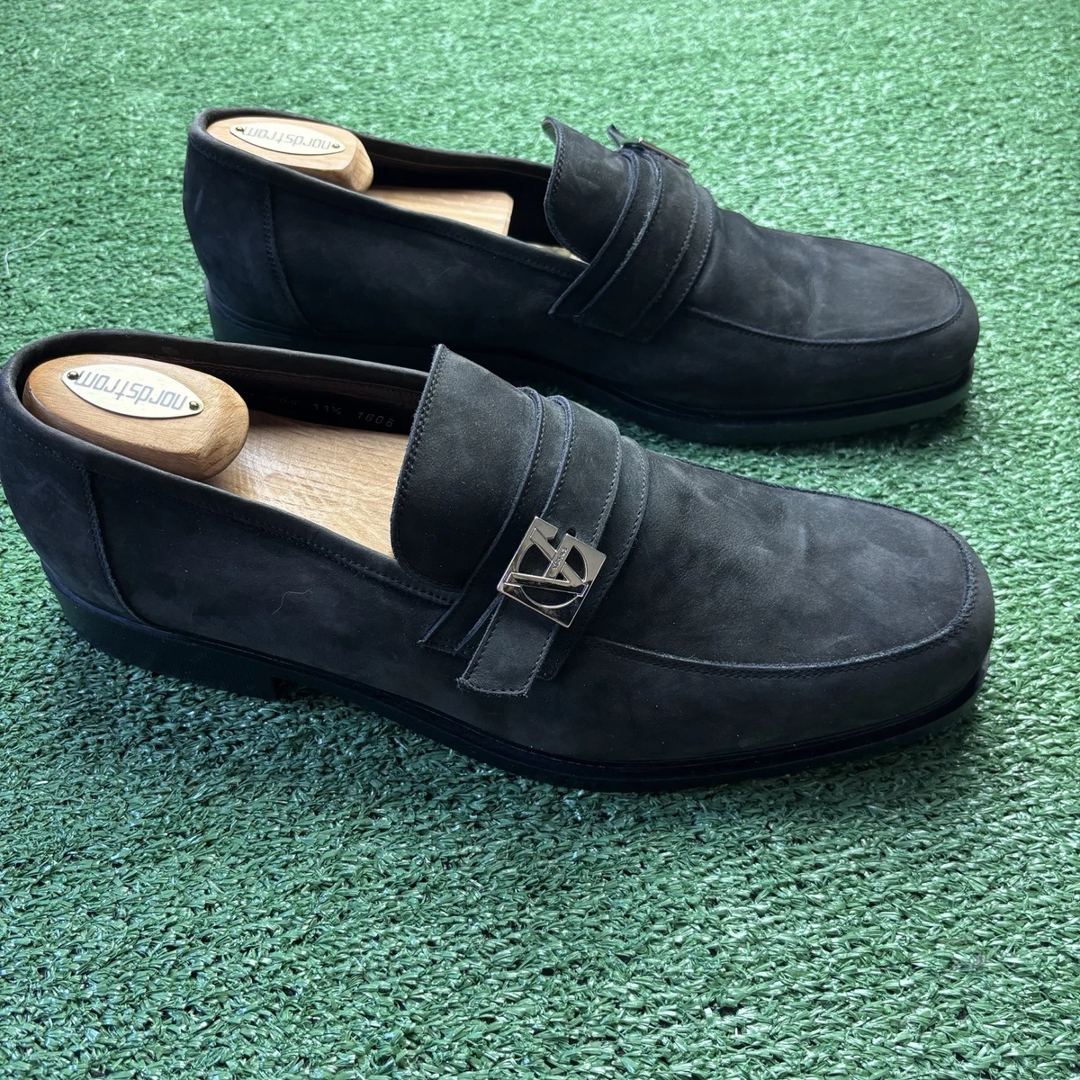 Versace Black Suede Men's Dress Shoes for sale | eBay