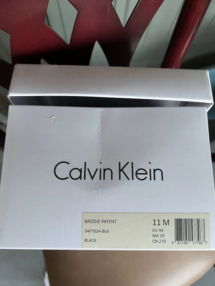 Calvin Klein Brodie Patent Black Dress Shoes Men’s 11M Worn Once - Image 4 of 4