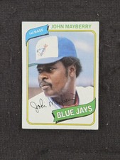 1980 Topps Baseball card #  643 John Mayberry ( G to VG )