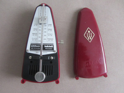 Metronom Wittner Taktell Piccolo |  Made in Germany | rubinrot 