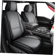 Car Seat Covers Fit for 2009-2026 Ford F150 5 Seats--Ford F150 129 Black Gray