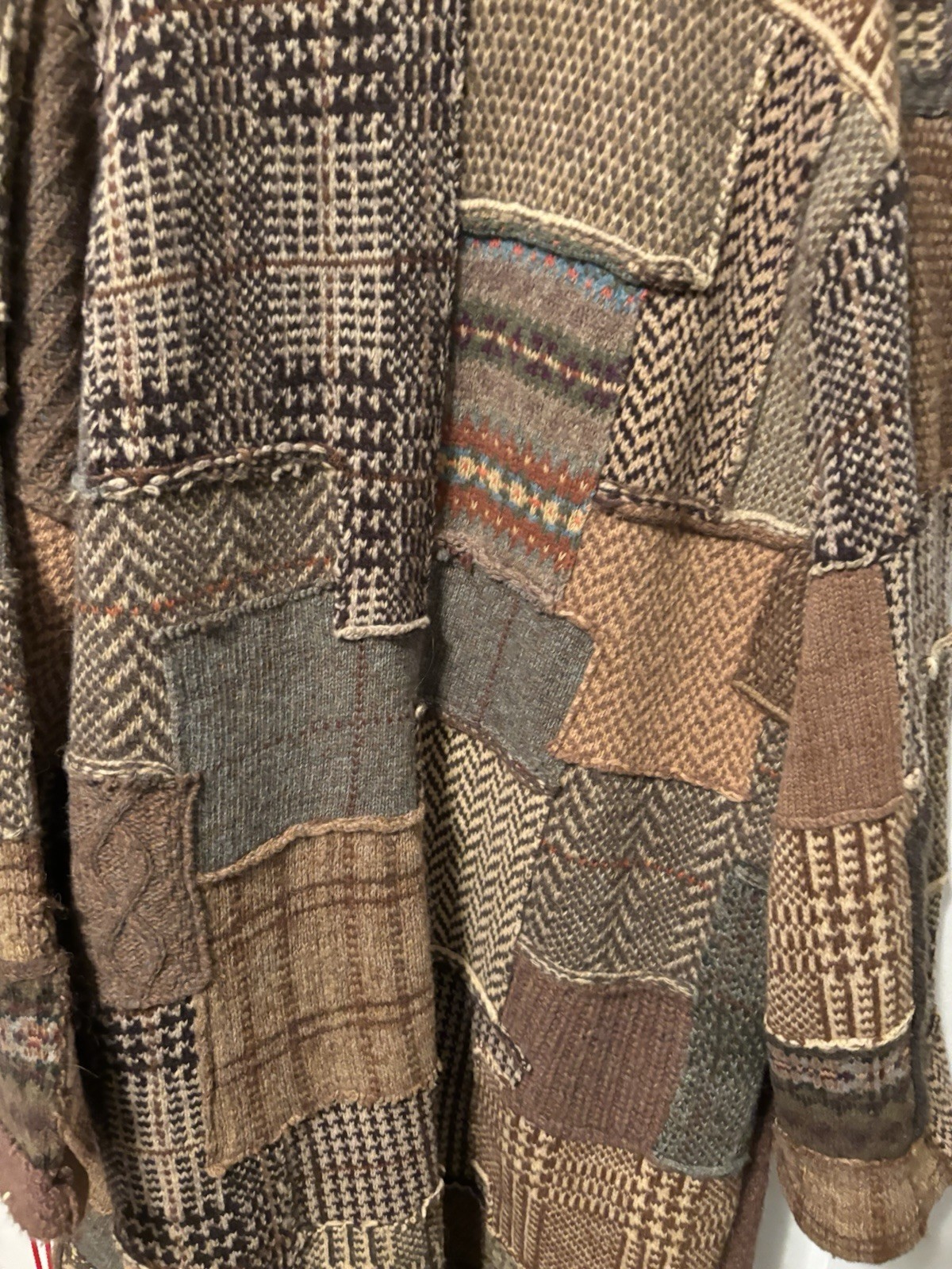 Ralph Lauren Collection Large Patchwork Heavy Swe… - image 10