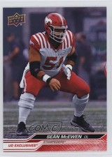 2024 Upper Deck CFL Exclusives 61/100 Sean McEwen #50 1lm9