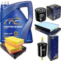SCT Inspektionspaket 5L Mannol 10W-40 FüR VW Lupo 1.0 1.4 Polo Seat Arosa Ibiza