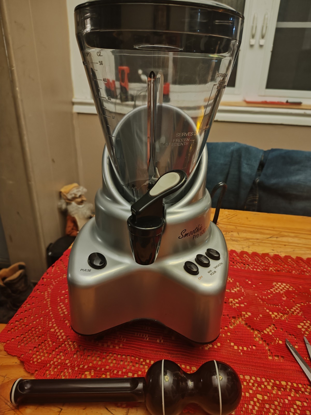 Back to Basics Smoothie Pro 600 Silver Blender 600 Watt No B