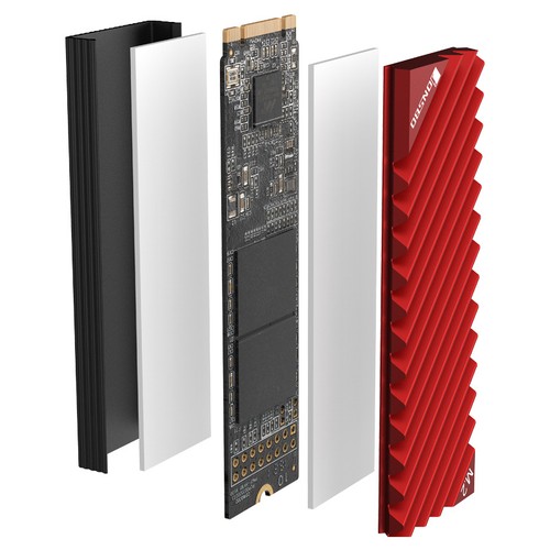 Jonsbo M2-3 Heatsink SSD Heat Dissipation Radiator M.2 Cooling Heat Sink Heat Th