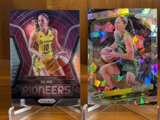 2025 PRIZM WNBA SUE BIRD SILVER ICE #38 + Pioneers #1 SEATTLE STORM