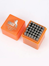 - Metal Stamping Kit, 1/8" 3Mm , 37 Pack, Metal Stamps for Steel, Uppercase Let