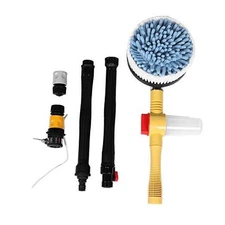 Car Wash Brush Rotating Long Rod Wash Mop 360° Spin High Pressure Rotating 