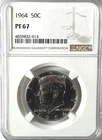 1964 50c Kennedy Silver Half Dollar NGC PF67 Proof Uncirculated