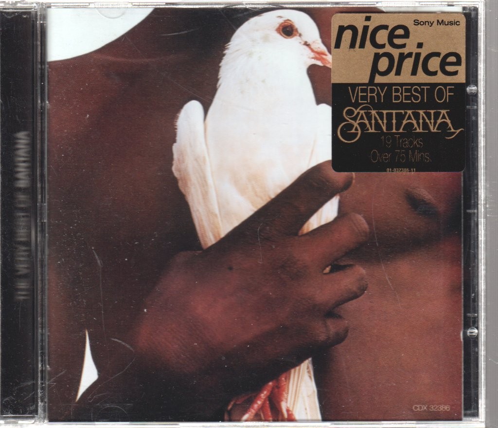Santana Very Best of CD Europe Columbia 1996 with ""Nice Price"" stickered case