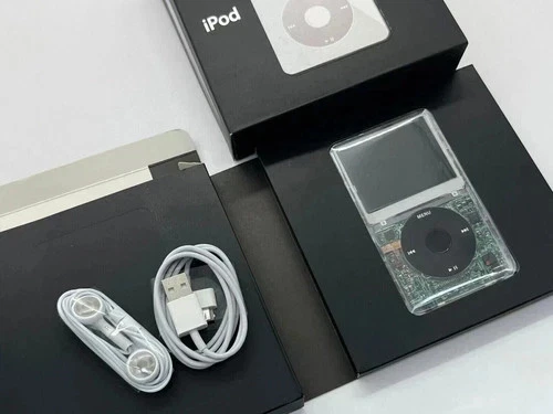 NEW Apple iPod Classic 5th 6th 7th 30GB 80GB 256GB 1TB Clear Modded NEW Battery - Image 3 of 4