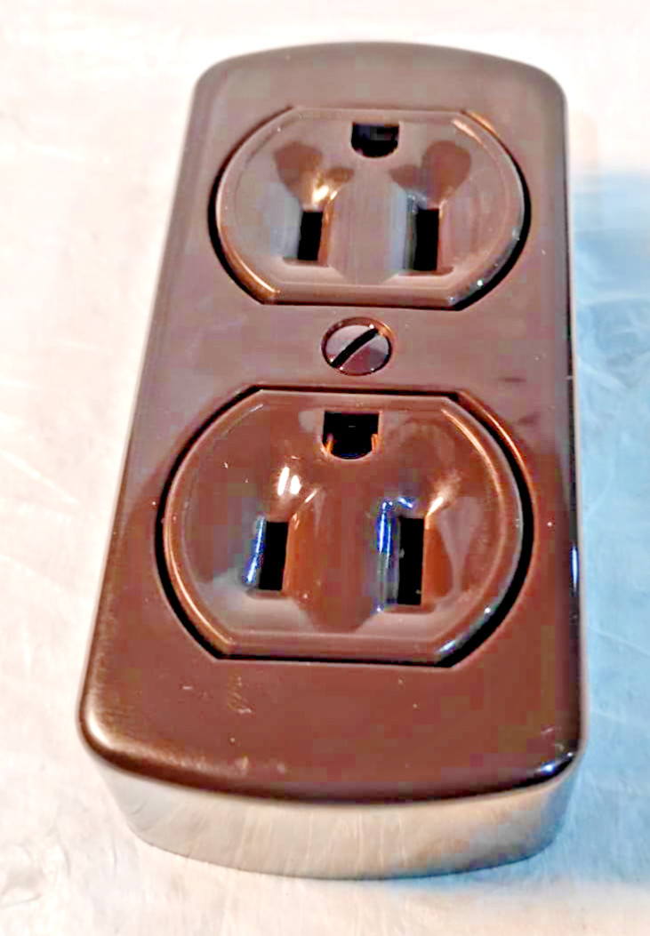 Leviton 15 Amp, 125 Volt, Grounding, Double Surface-Mount, 2