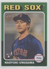 2024 Topps Heritage High Number Green Border Naoyuki Uwasawa #651 b7a