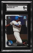 2016 Bowman Chrome Prospects Oneil Cruz (Name Misspelled as Oneal) #BCP204 07ew
