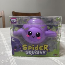 Crazy Fun RMS Spider Squishy Purple Halloween Sensory Fidget Toy NEW
