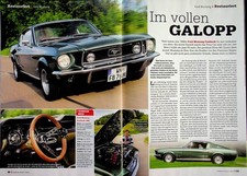 Oldtimer Praxis 07/2015 Ford Mustang Fastback Restaurierung - ein interessanter