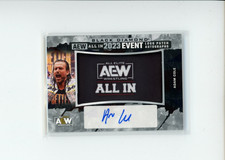 2024 Black Diamond AEW Adam Cole #LPAIA-1 All In Event Logo Patch Auto 28/49