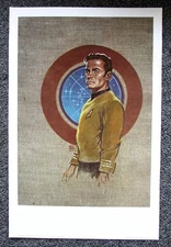 KELLY FREAS PRINT CAPTAIN JAMES T. KIRK STAR TREK ENTERPRISE OFFICER