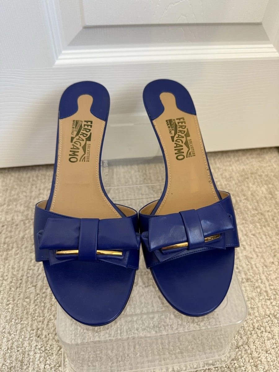 Salvatore Ferragamo Bow Slide Sandals for Women for sale | eBay